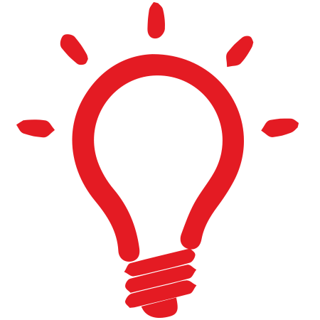 Ícono creatividad y dinamismo
