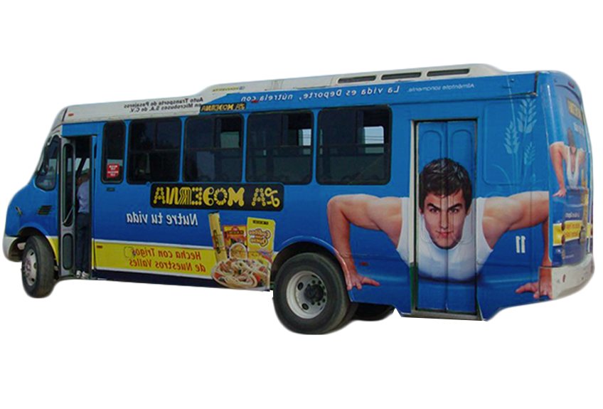 Integral publicitario en transporte público